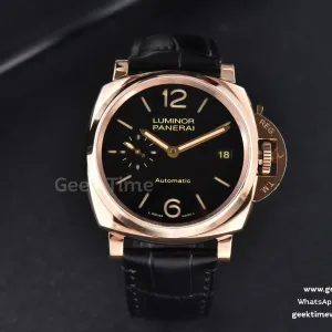 PAM908 Luminor Due VSF 42mm „FU“-Zifferblatt Lederarmband Asia XXXIV