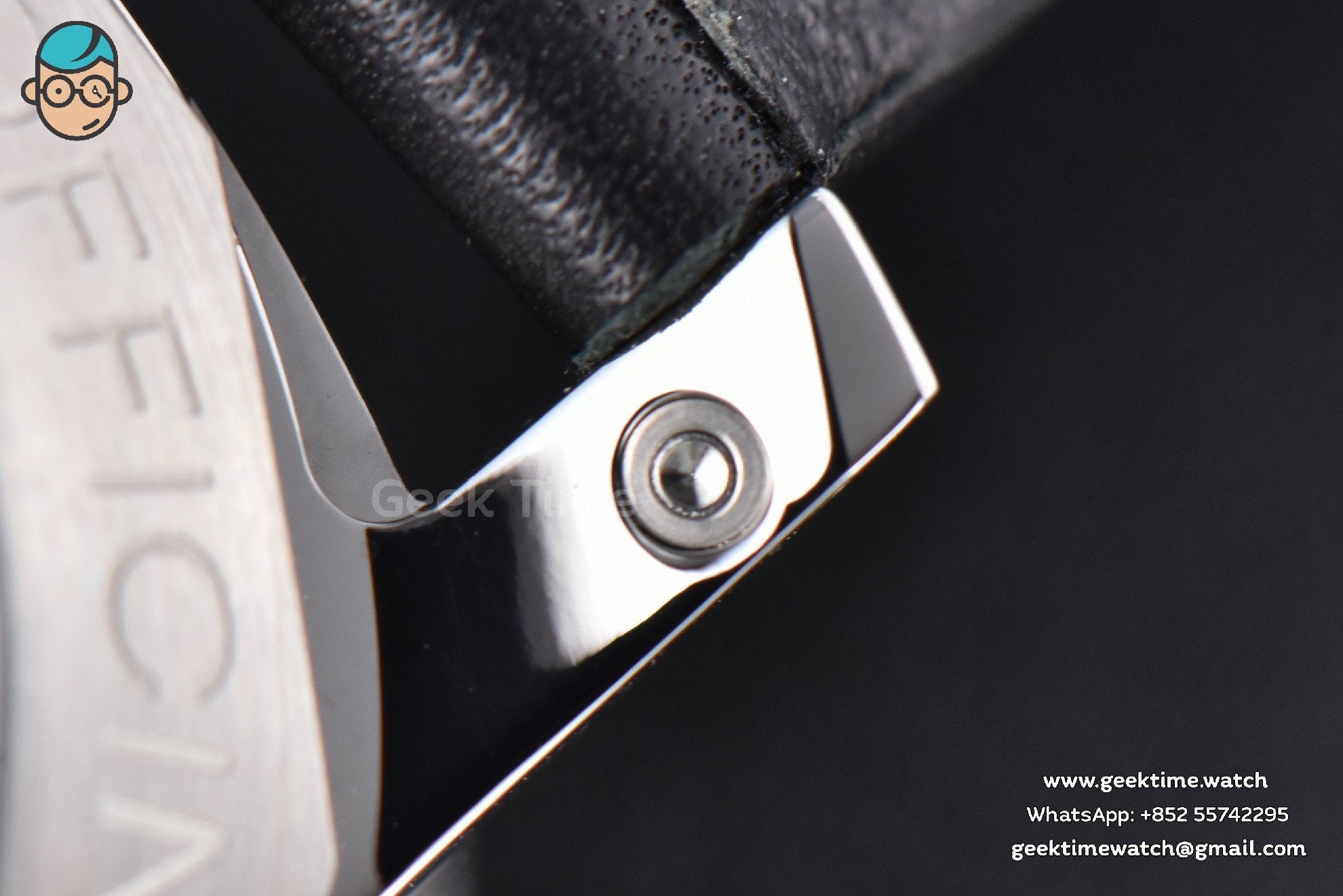PAM531 “Q” Luminor GMT VSF 44mm Black Dial Leather Strap P9003 - Image 23