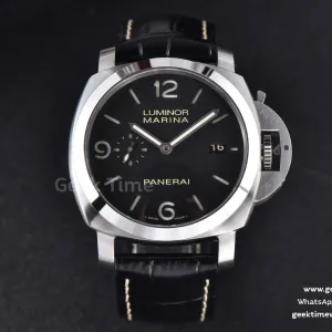 PAM312 Luminor 1950 3 Days VSF 44mm cadran noir bracelet cuir P9000