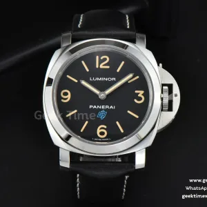 PAM634 44mm HWF schwarzes Zifferblatt schwarzes Lederarmband A6497