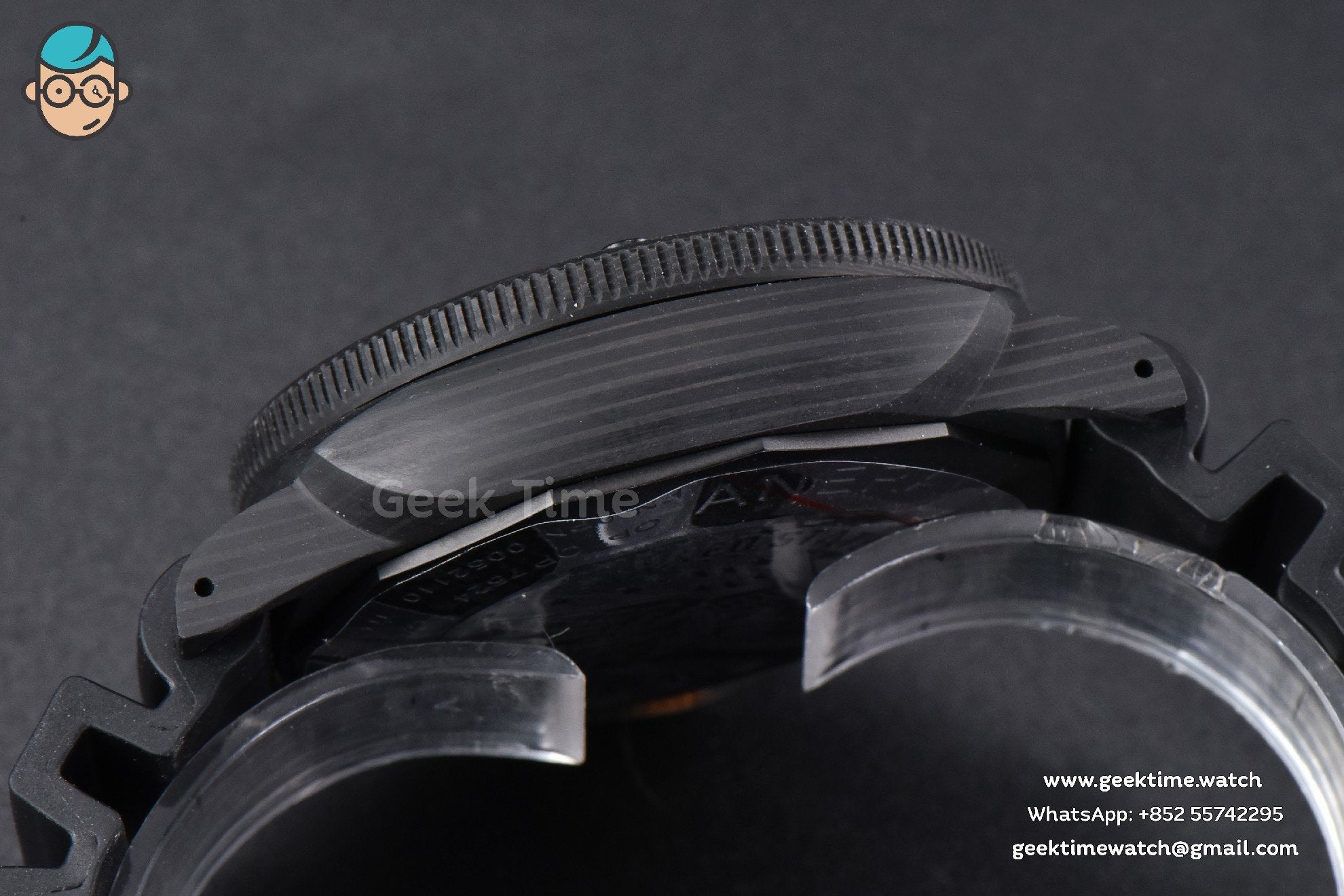 PAM1324 Carbotech 44mm GMT VSF Carbon Dial Black Rubber Strap P9011 - Image 16