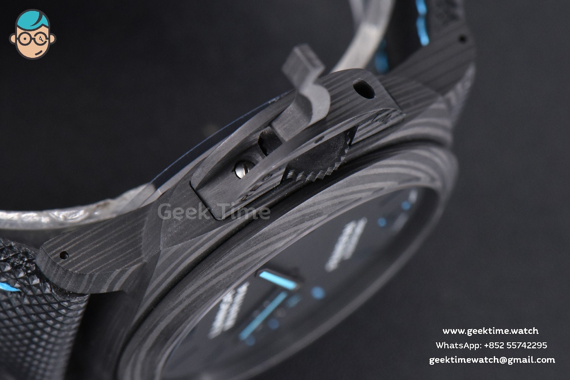PAM1661 Luminor Carbotech VSF 44mm Black Dial Nylon Strap P9010 - Image 11