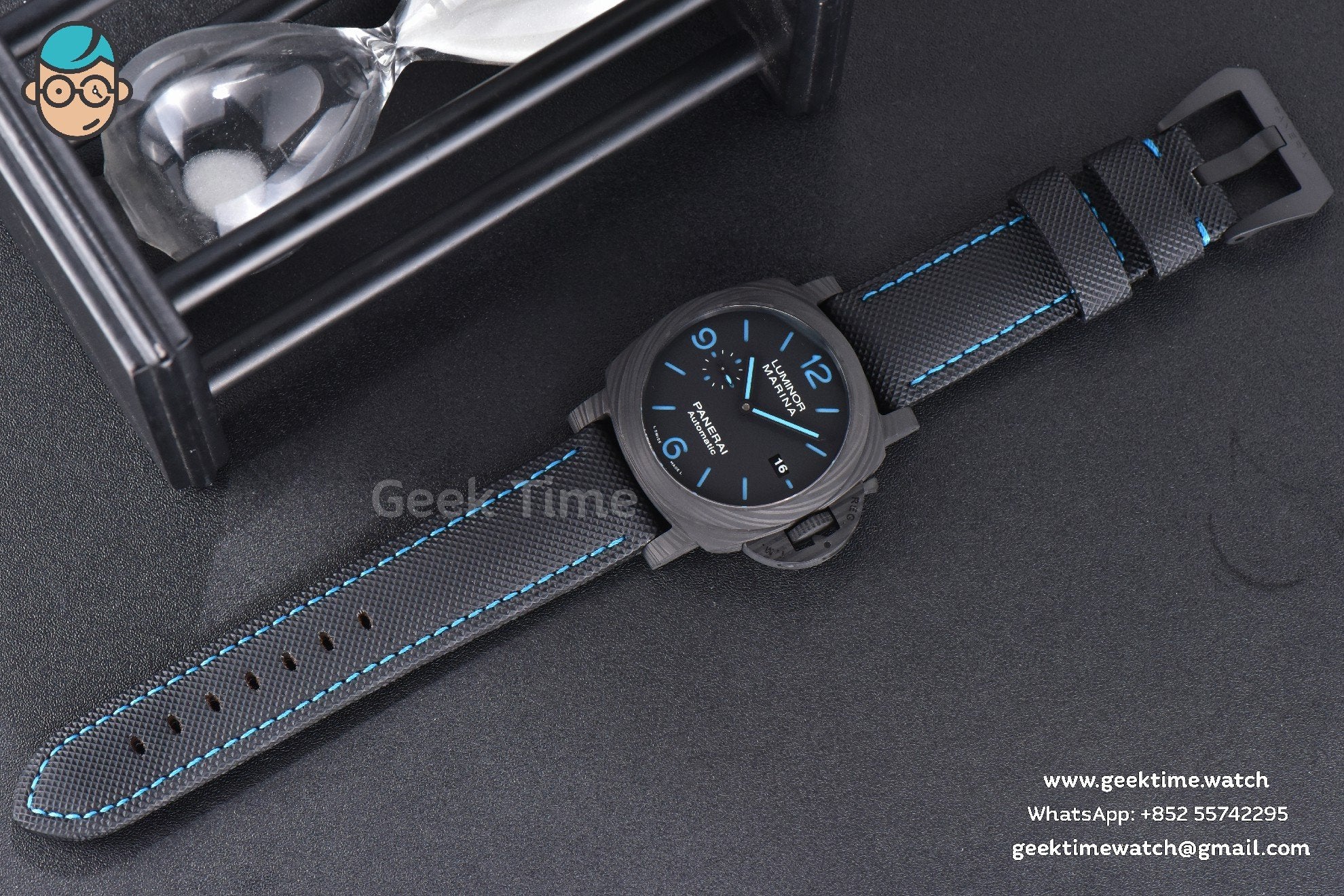 PAM1661 Luminor Carbotech VSF 44mm Black Dial Nylon Strap P9010 - Image 24