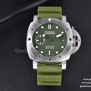 PAM1055 Luminor Verde Milit VSF 42mm Green Dial Rubber Strap P900