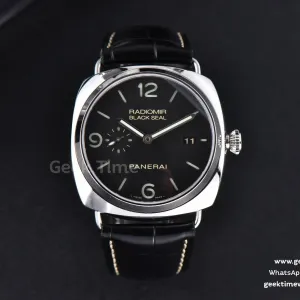 PAM388 Radiomir VSF 45mm cadran noir bracelet cuir P9000