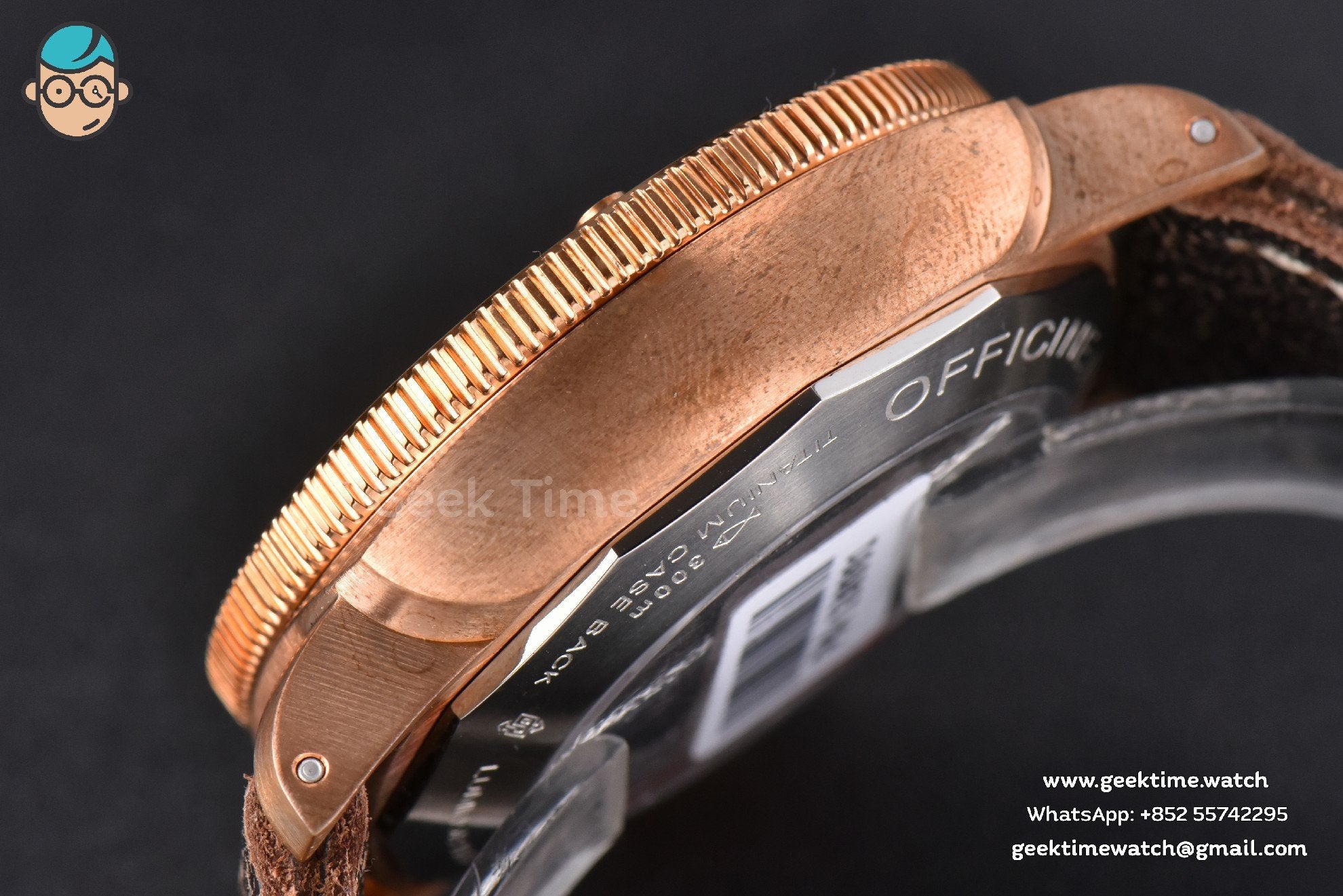 PAM382 Bronzo Submersible VSF 47mm Green Dial Leather Strap P9000 - Image 10