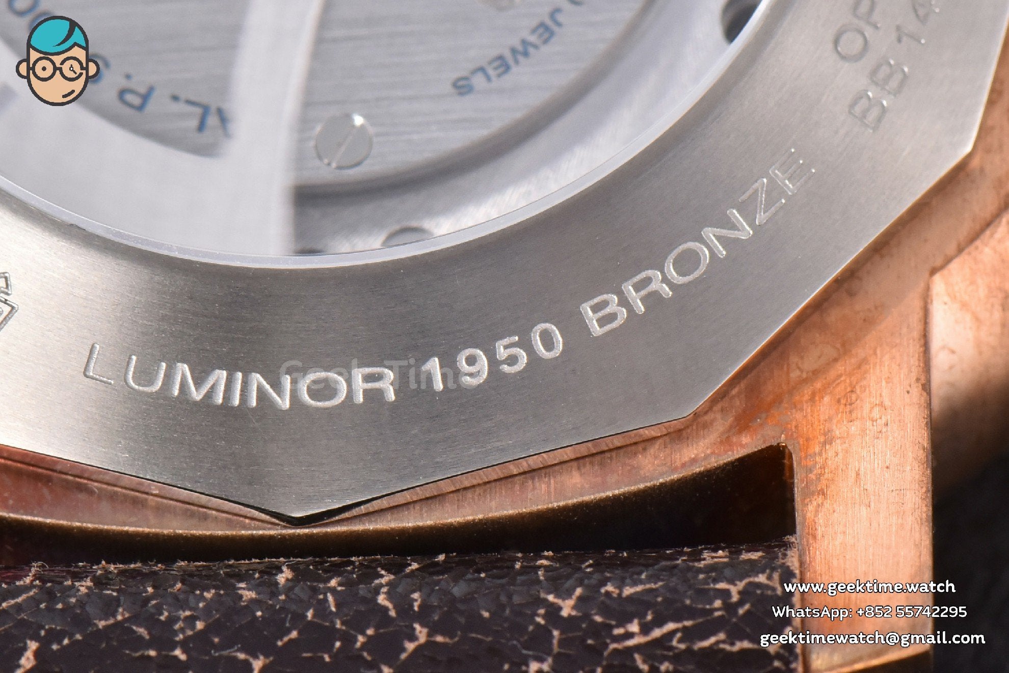 PAM382 Bronzo Submersible VSF 47mm Green Dial Leather Strap P9000 - Image 19