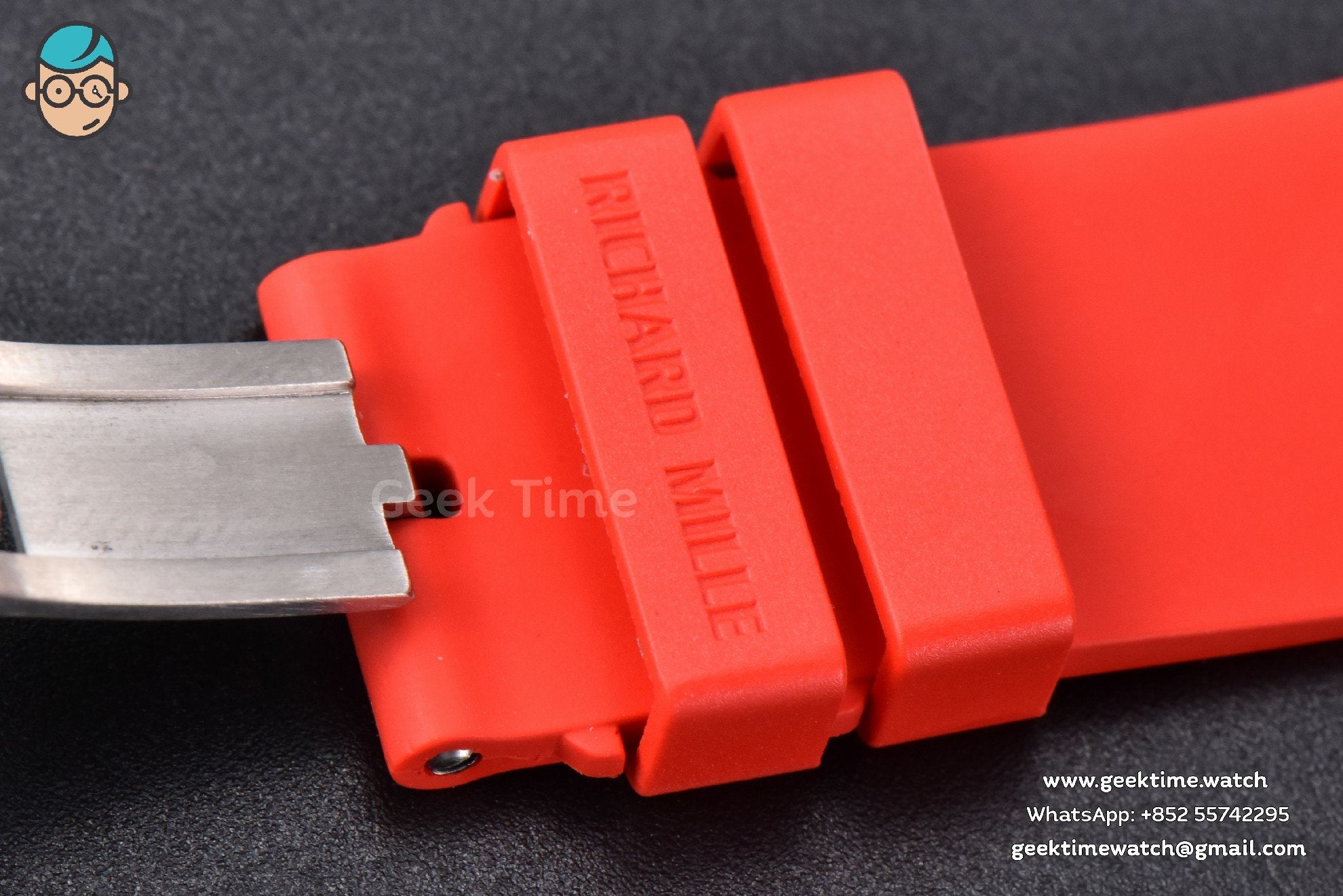 RM055 Real NTPT 42.7mm BBRF Red Skeleton Dial Red Rubber Strap RMUL2 - Image 25