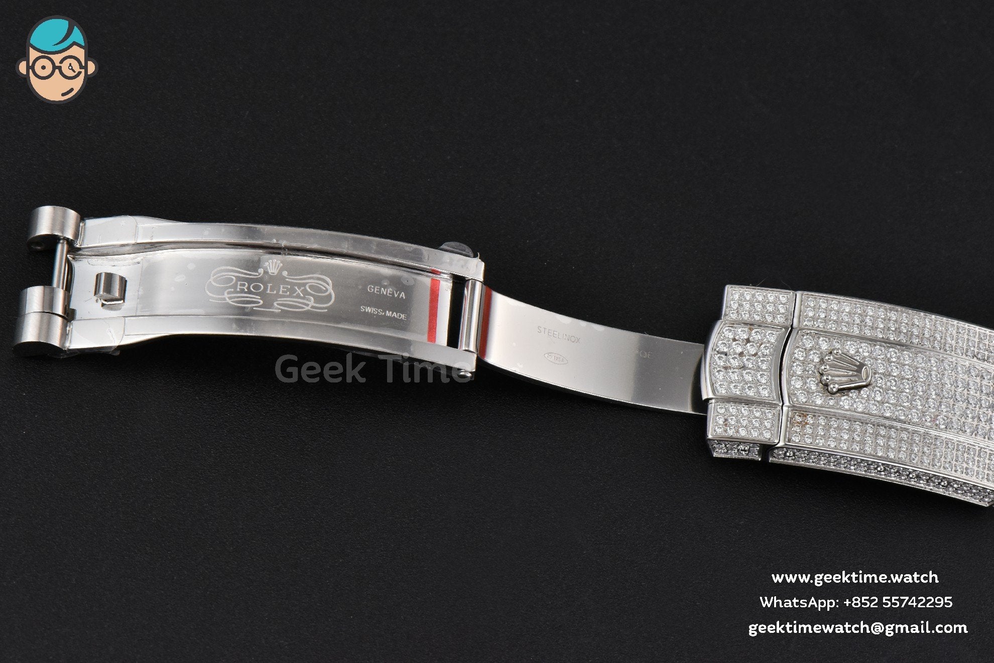 DateJust 41mm Full Diamond GMF Silver Dial Jubilee Bracelet A2824 - Image 30
