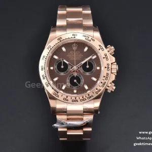 Daytona 116505 BTF esfera marrón subesfera negra brazalete RG SA4130