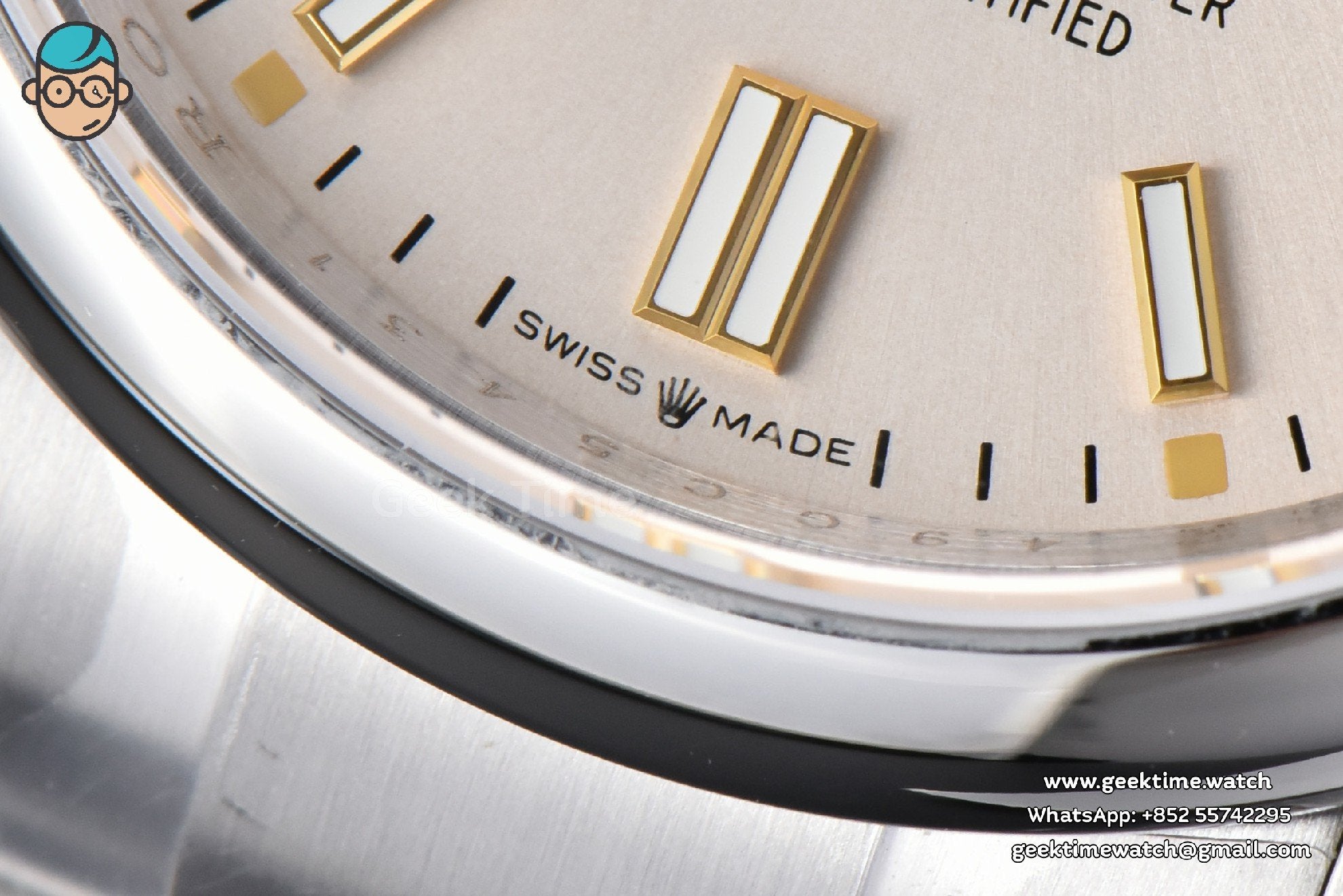 Oyster Perpetual 126000 36mm 904L GMF quadrante argento bracciale SS VR3230 - Image 7