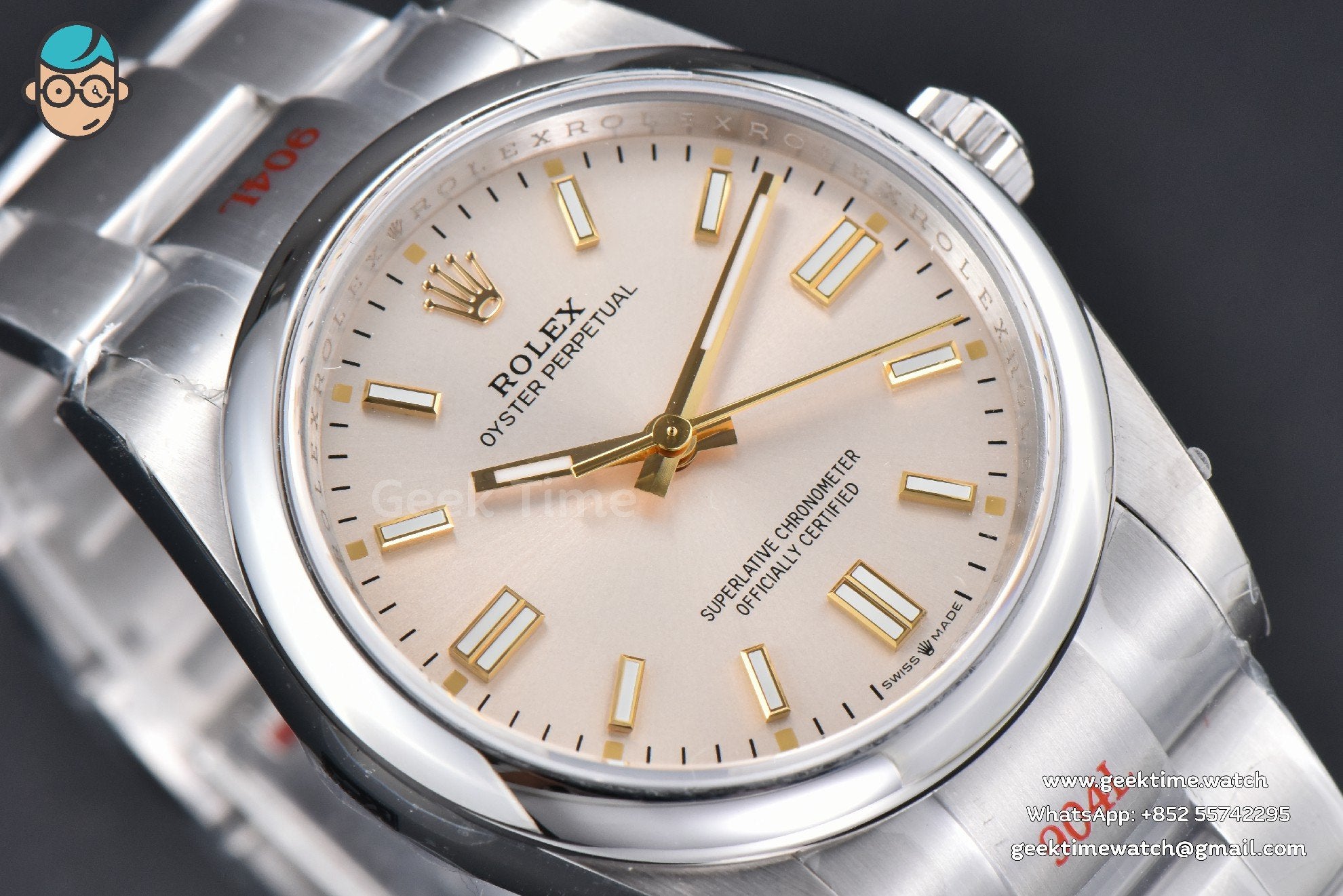 Oyster Perpetual 126000 36mm 904L GMF quadrante argento bracciale SS VR3230 - Image 12