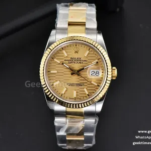 DateJust 36mm YG/SS BPF YG quadrante con motivo bracciale Oyster A2824