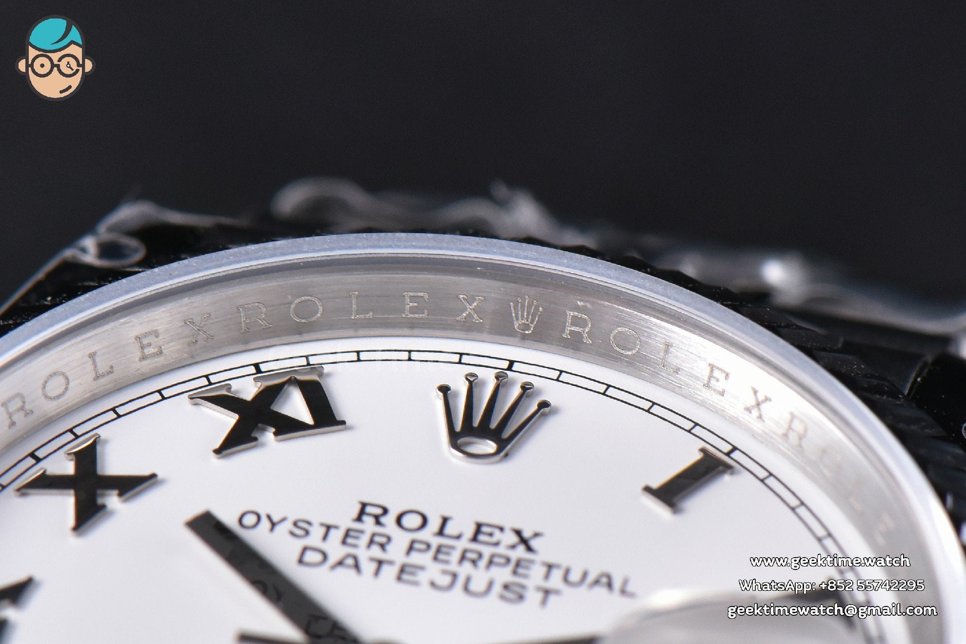 DateJust 36mm SS GMF quadrante bianco indice Roma bracciale Jubilee VR3235 - Image 9