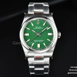 Oyster Perpetual 126000 36mm EWF Green Dial SS Bracelet A3230