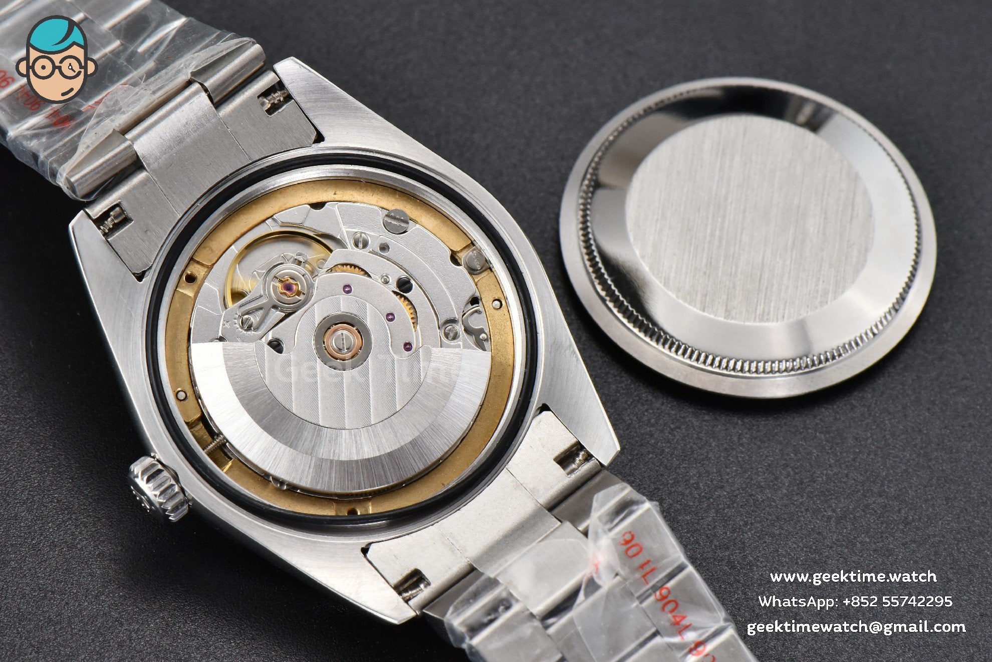 Day-Date 36mm GMF Diamond Meteorite Dial Diamond Marker SS Bracelet A3235 - Image 22
