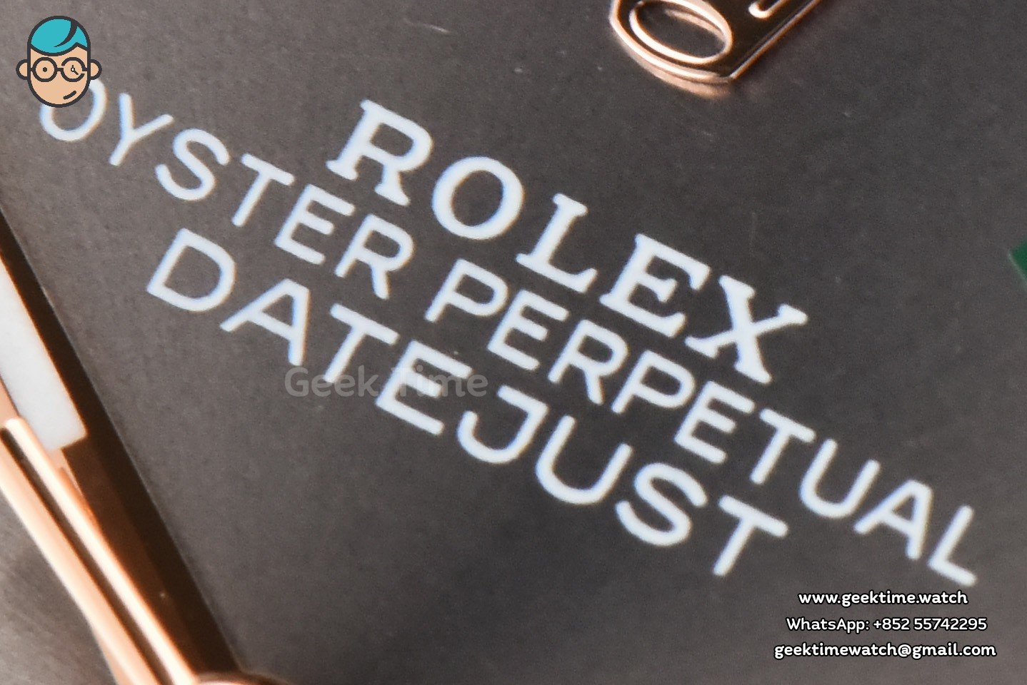 DateJust 36mm RG/SS BPF lunetta zigrinata quadrante grigio Wimbledon bracciale Oyster A2824 - Image 4