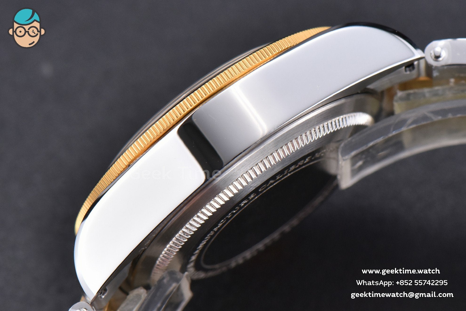 Heritage Black Bay S&G 41mm ZF esfera YG brazalete YG/SS A2824 - Image 12