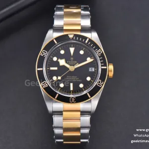 Heritage Black Bay S&G 2018 41mm ZF esfera YG brazalete SS/YG A2824