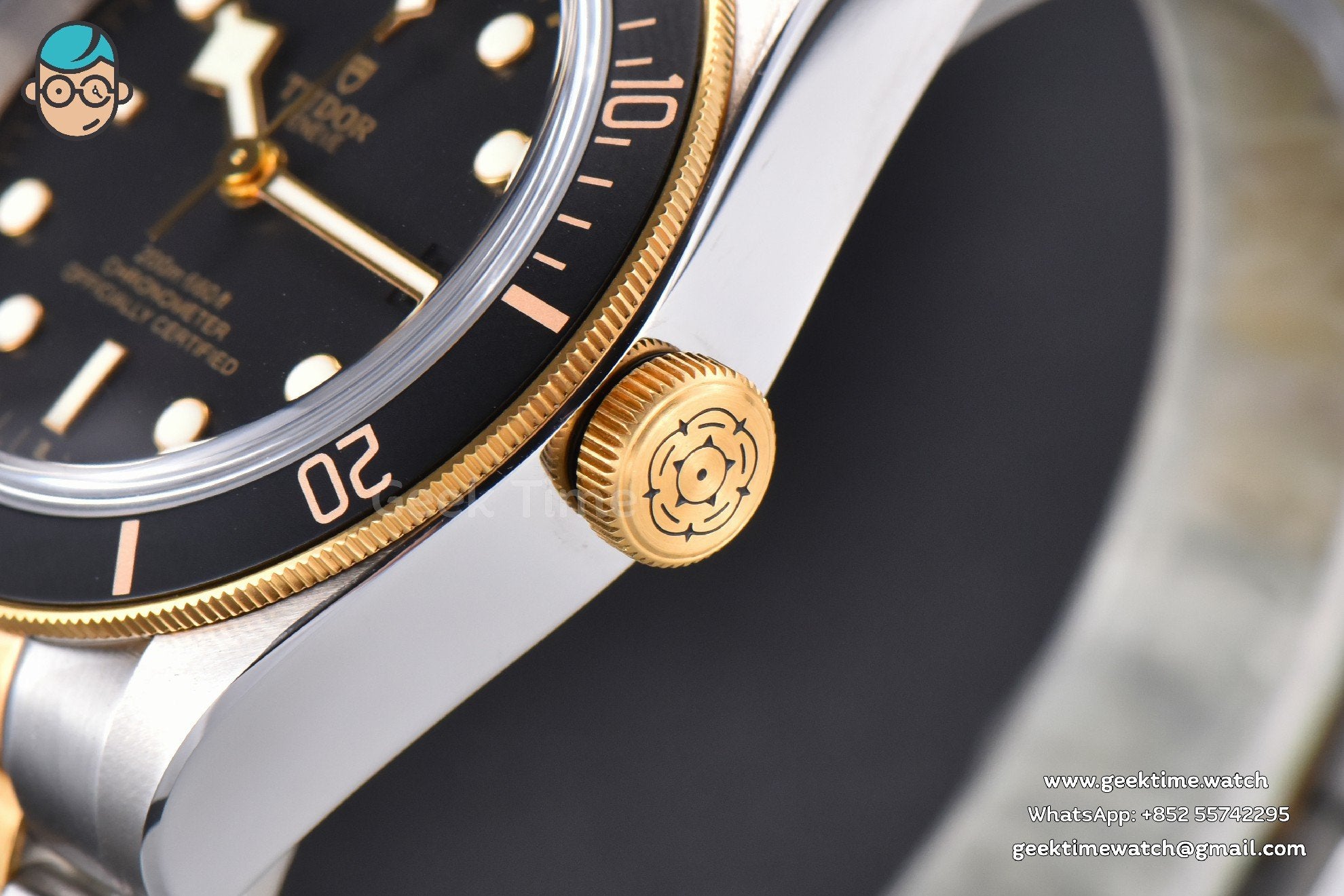 Heritage Black Bay S&G 2018 41mm ZF quadrante YG bracciale SS/YG A2824 - Image 10