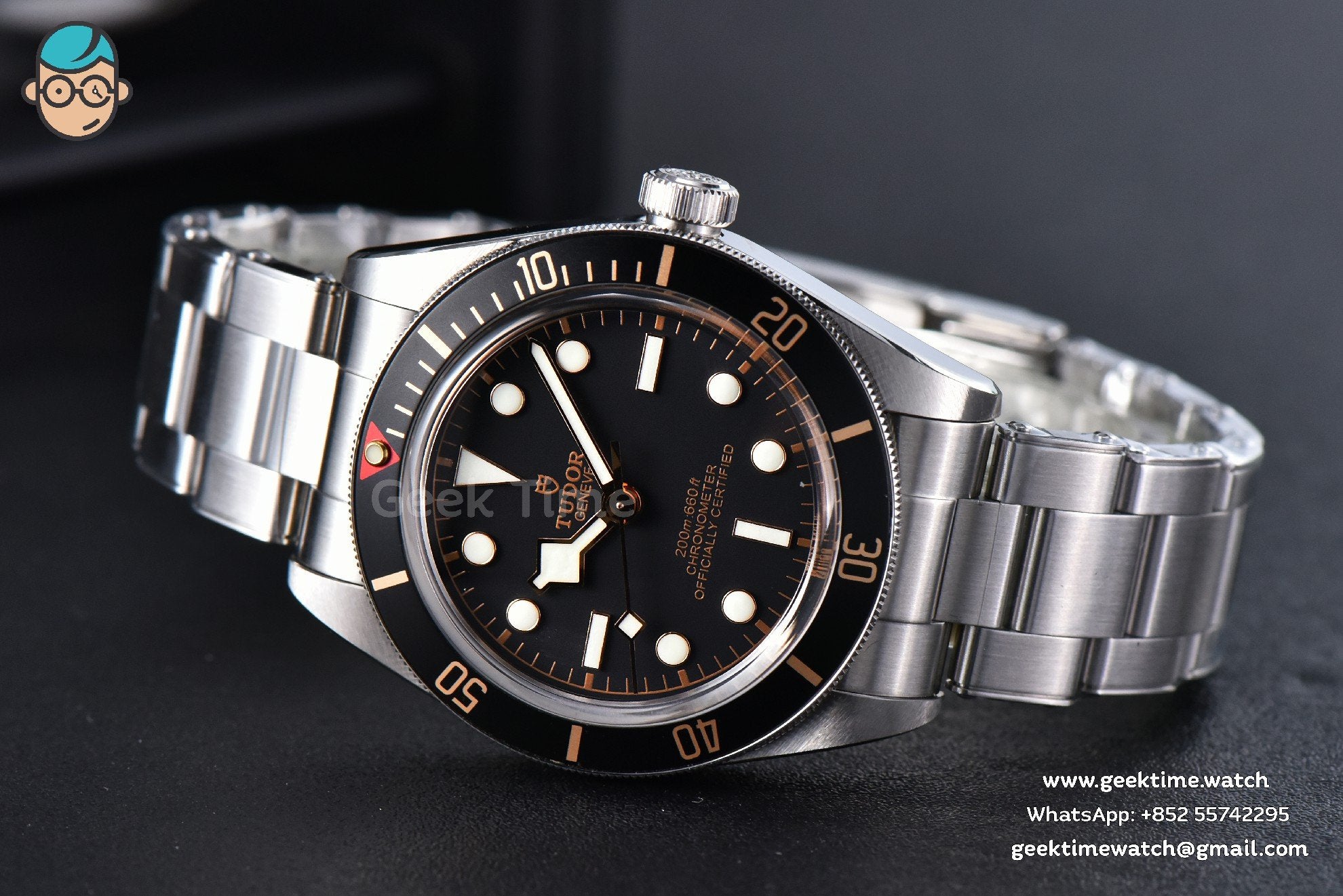 Black Bay Fifty Eight 39mm ZF esfera negra brazalete SS A2824 - Image 13