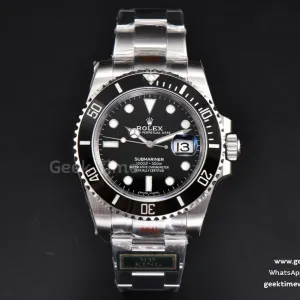 Submariner 116610 LN 40m King Black Ceramic Black Dial SS Bracelet VS3135 (Copy)
