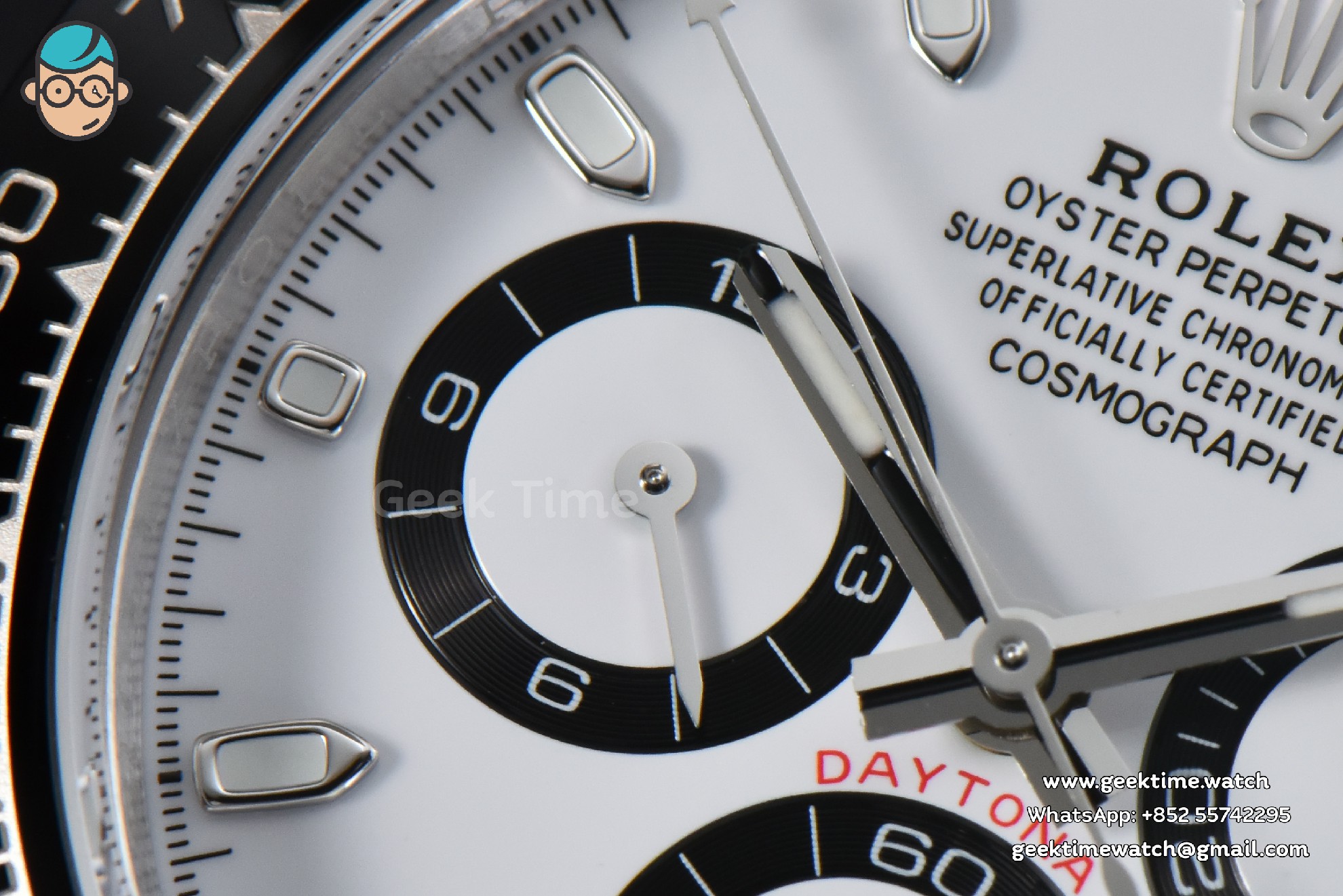 Daytona 116500 Panda 40mm NOOB V5 904L White Dial SS Bracelet A4130 - Image 4