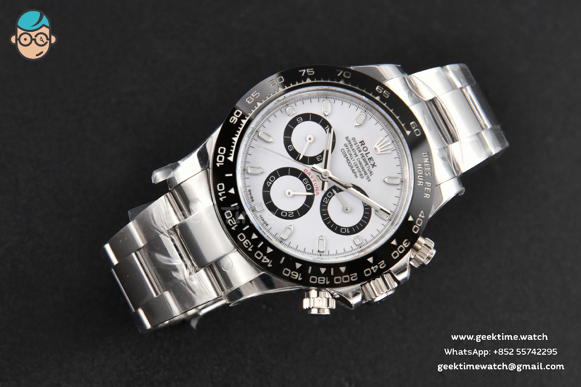 Daytona 116500 Panda 40mm NOOB V5 904L White Dial SS Bracelet A4130 - Image 12
