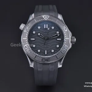Seamaster Diver 300M 42mm Nekton VSF cerámica esfera negra correa de caucho Clone VS8800 V4