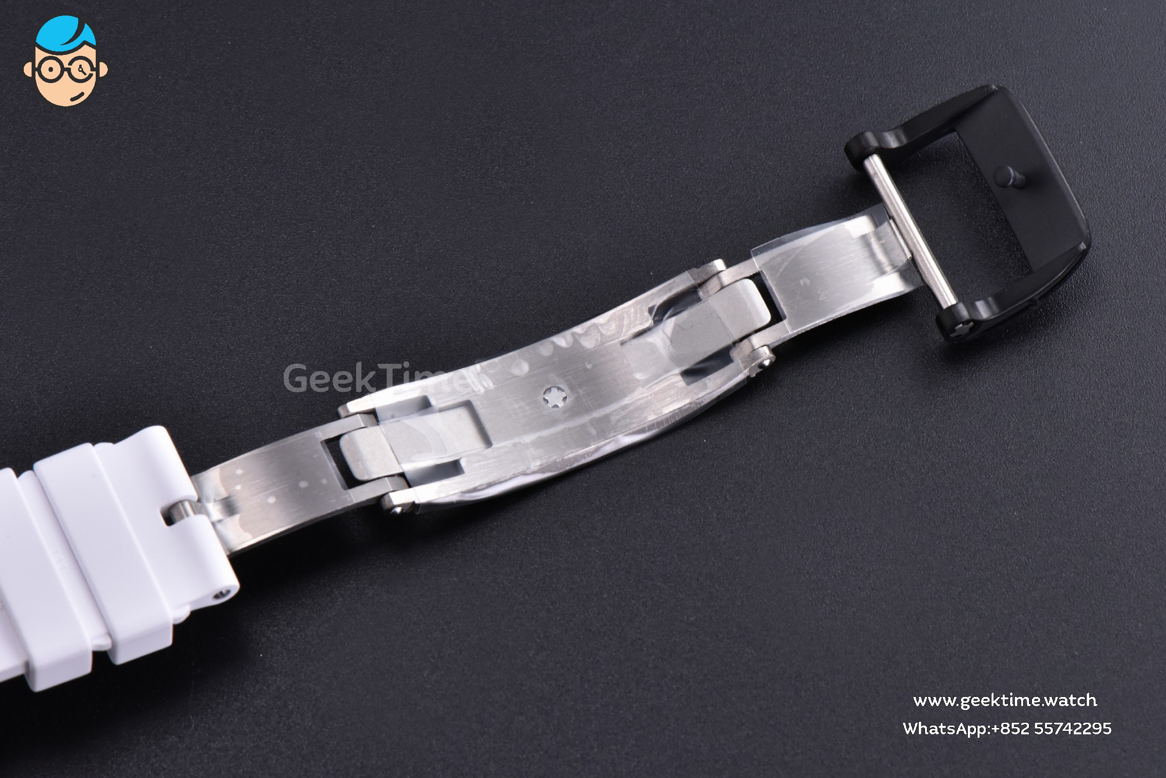 RM035-02 Real NTPT ZF Black Skeleton Red Marker Dial White Crown White Rubber Strap RMAL1 Clone - Image 11