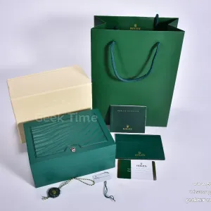 Rolex caja de madera y documentación