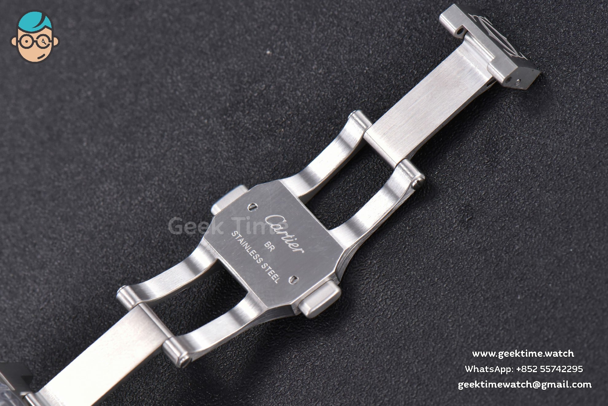 Santos De Cartier XL BVF 40mm Blue Dial SS Bracelet MIYOTA 9019 - Image 7