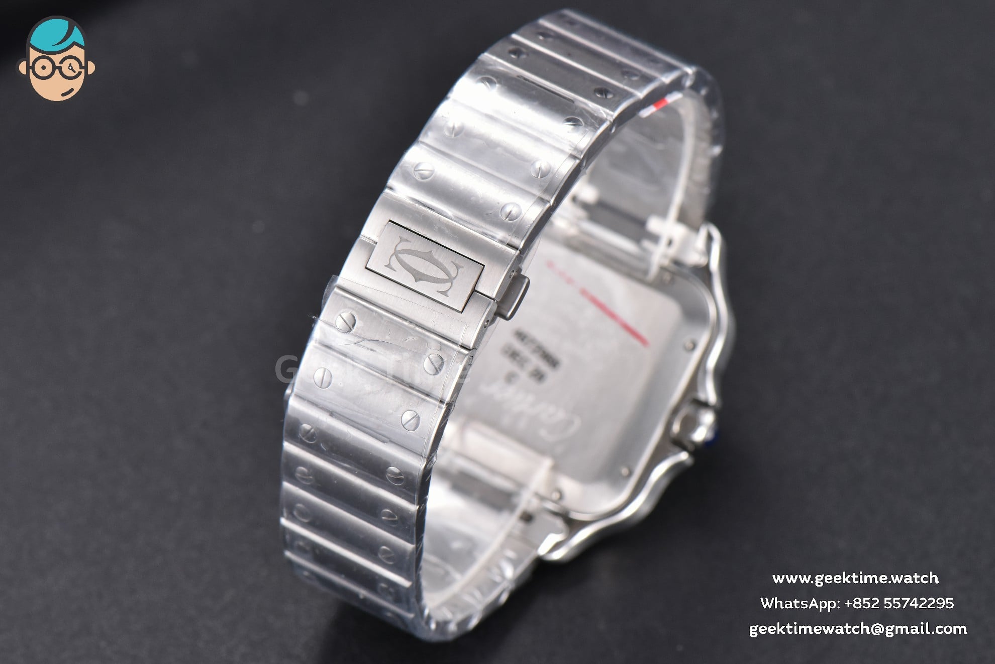 Santos De Cartier XL BVF 40mm Blue Dial SS Bracelet MIYOTA 9019 - Image 3