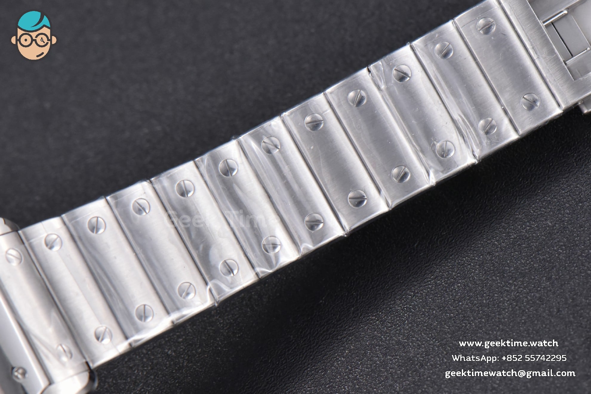 Santos De Cartier XL BVF 40mm Blue Dial SS Bracelet MIYOTA 9019 - Image 10