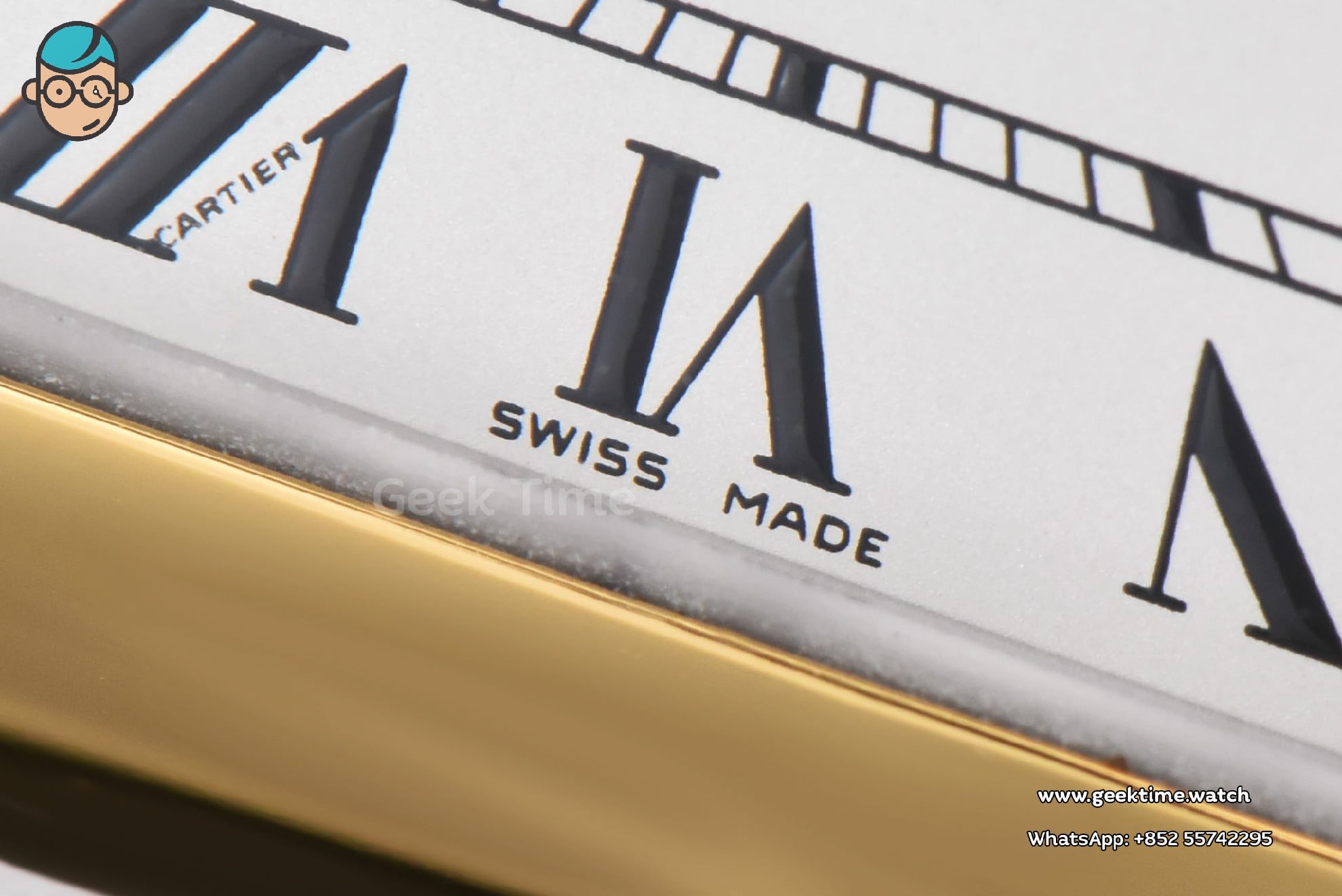 Santos Cartier Medium 35mm BVF YG/SS cadran blanc bracelet YG/SS MIYOTA 9039 - Image 9