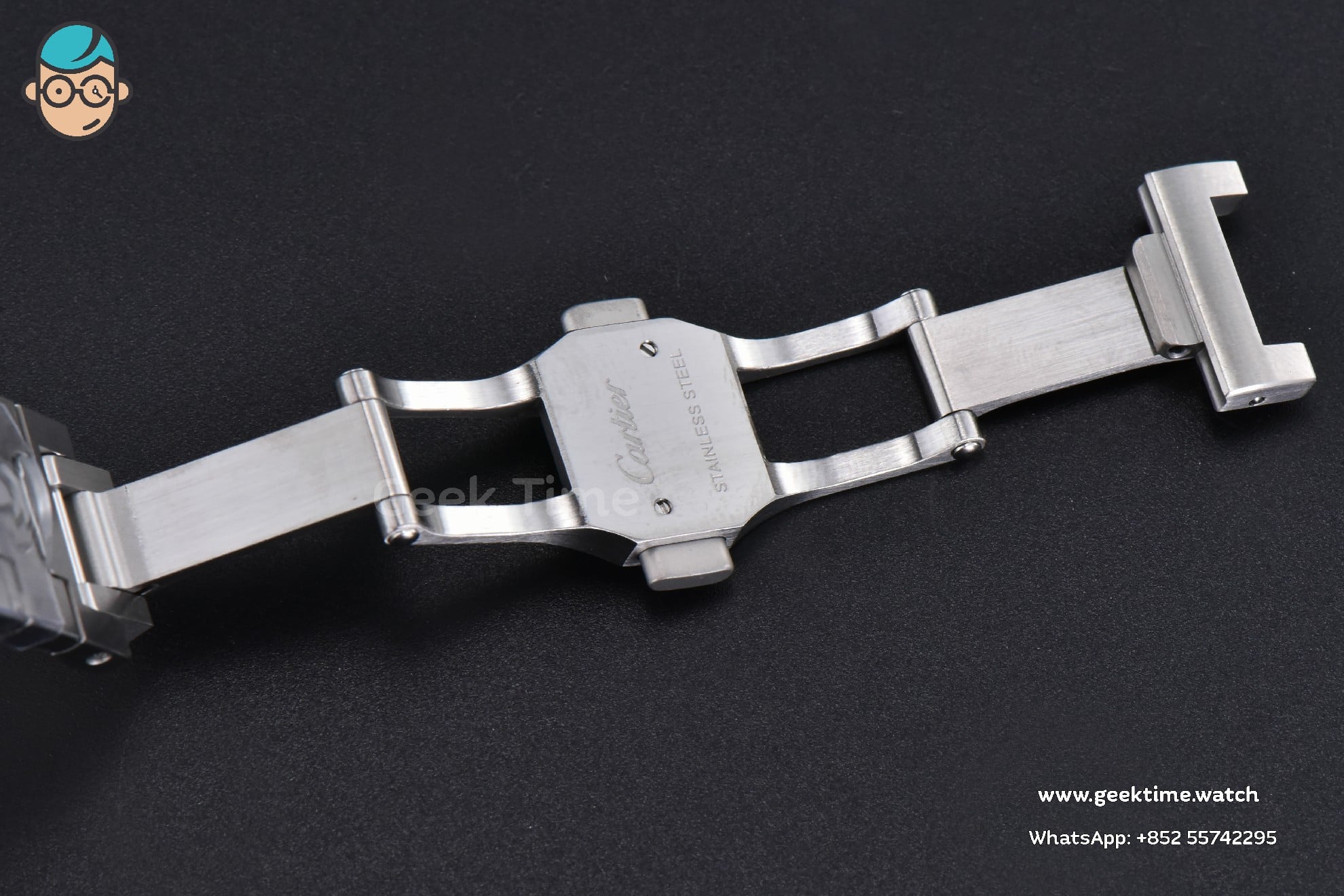 Santos Cartier Medium 35mm BVF YG/SS cadran blanc bracelet YG/SS MIYOTA 9039 - Image 19
