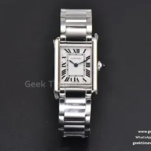 Tank Must Small 29mm K11F weißes Zifferblatt SS-Armband Ronda Quartz