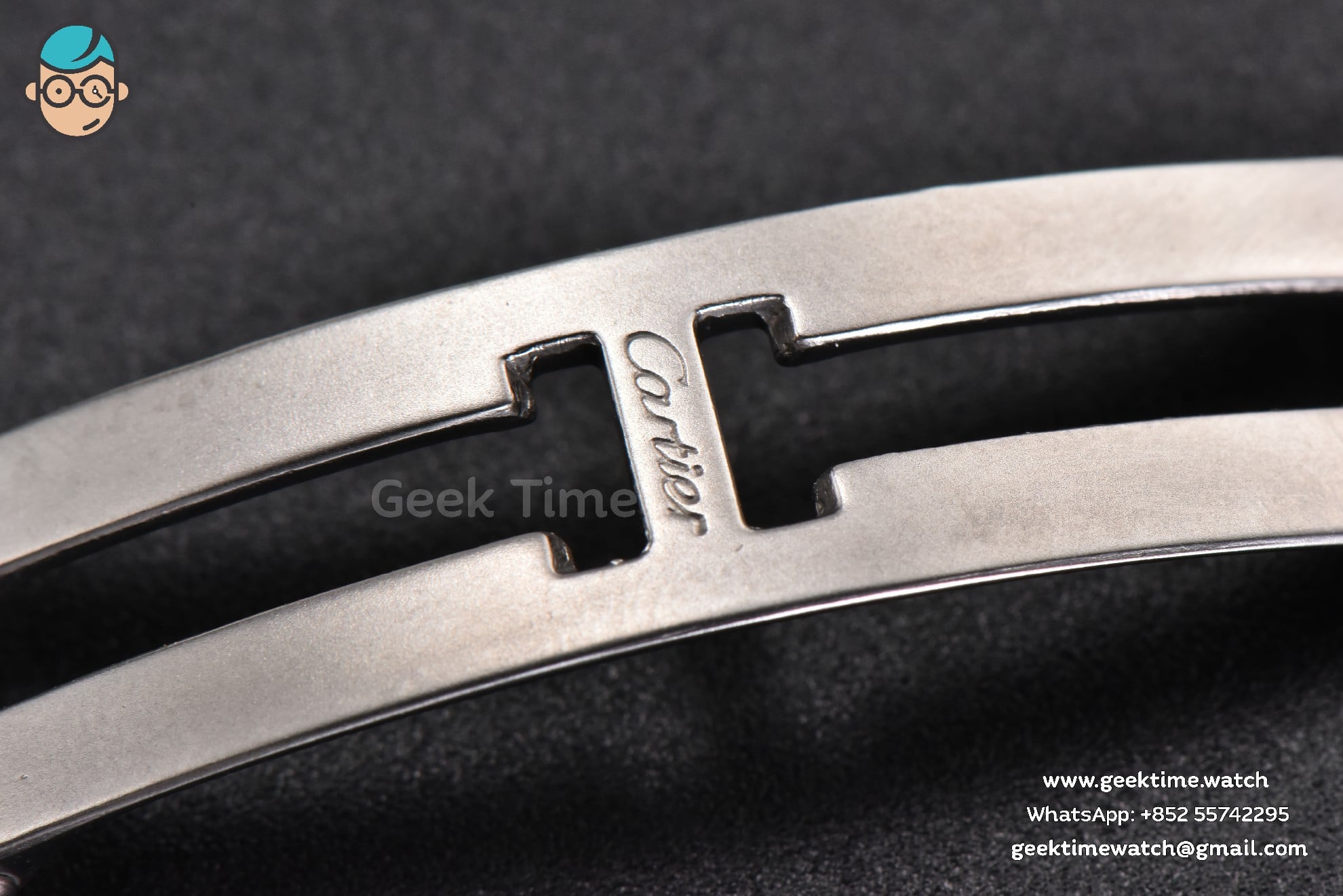Ballon Bleu 33mm AF quadrante azzurro ghiaccio bracciale SS A1853 - Image 16