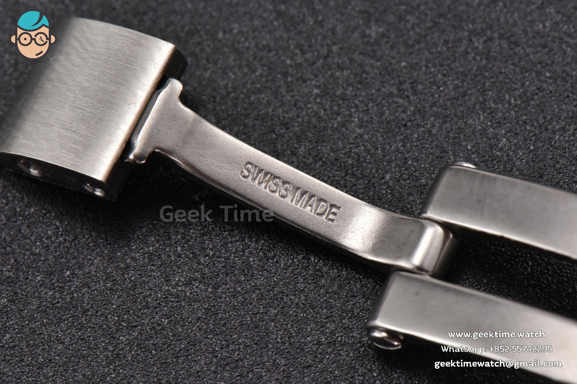 Ballon Bleu 33mm AF quadrante azzurro ghiaccio bracciale SS A1853 - Image 18