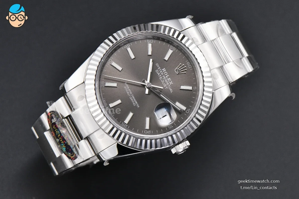 DateJust 41mm 126334 VF Gray Dial Oyster Bracelet DD3235