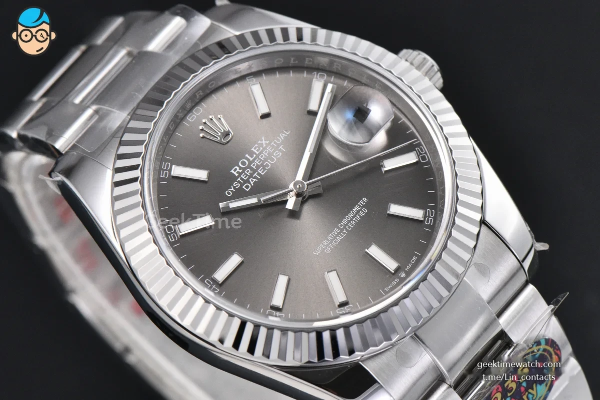 DateJust 41mm 126334 VF Gray Dial Oyster Bracelet DD3235