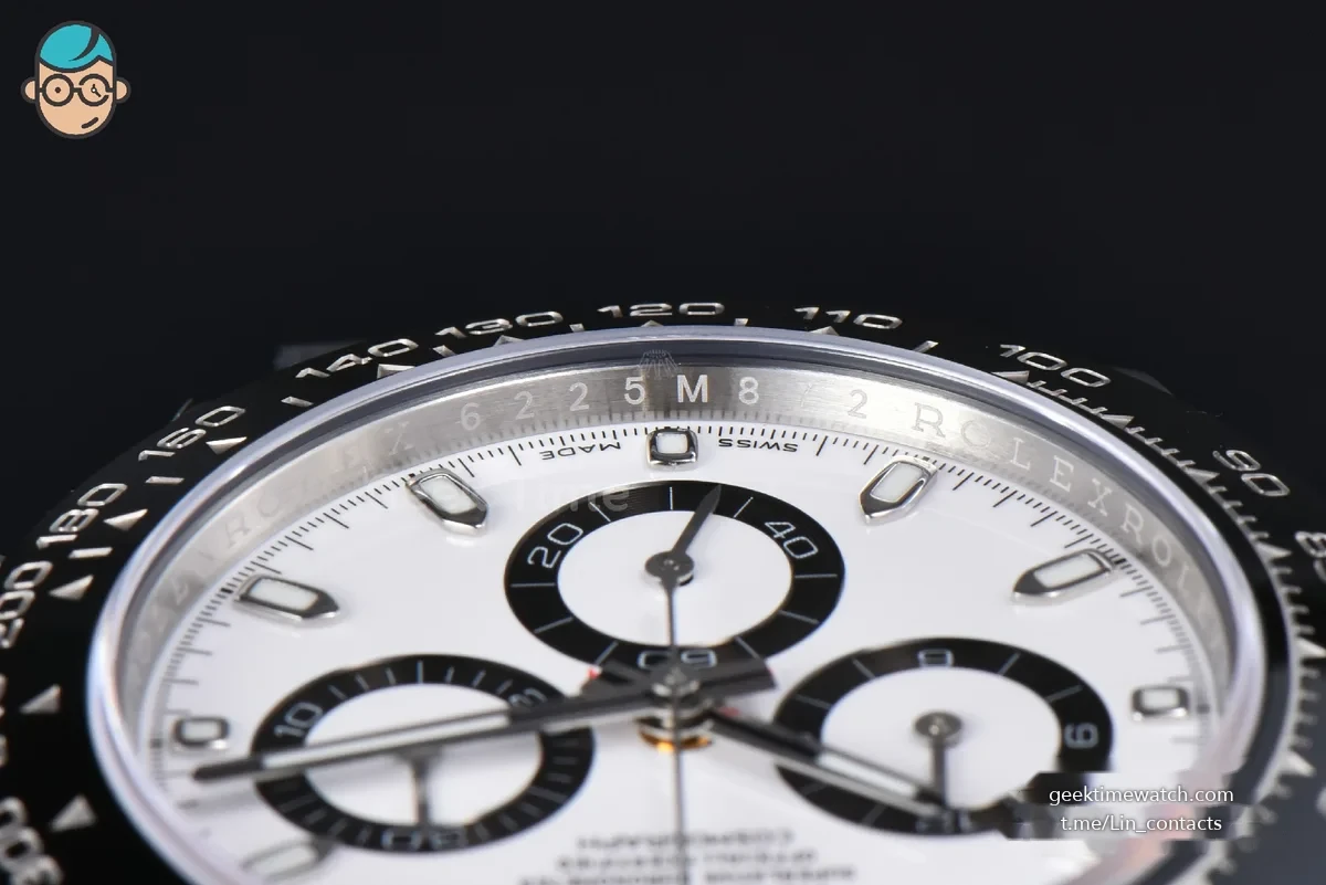 Daytona 116500 SS APSF Panda White Dial Ceramic Bezel SS Bracelet SH4130