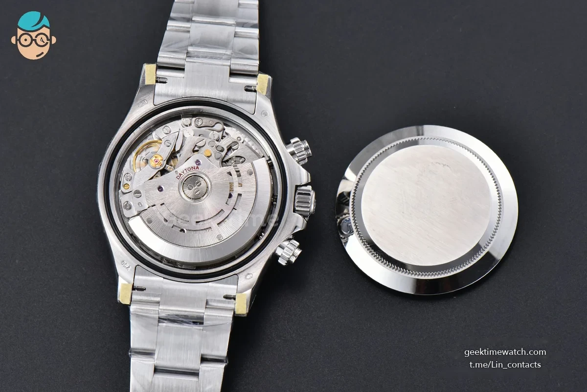 Daytona 116500 SS APSF Panda White Dial Ceramic Bezel SS Bracelet SH4130