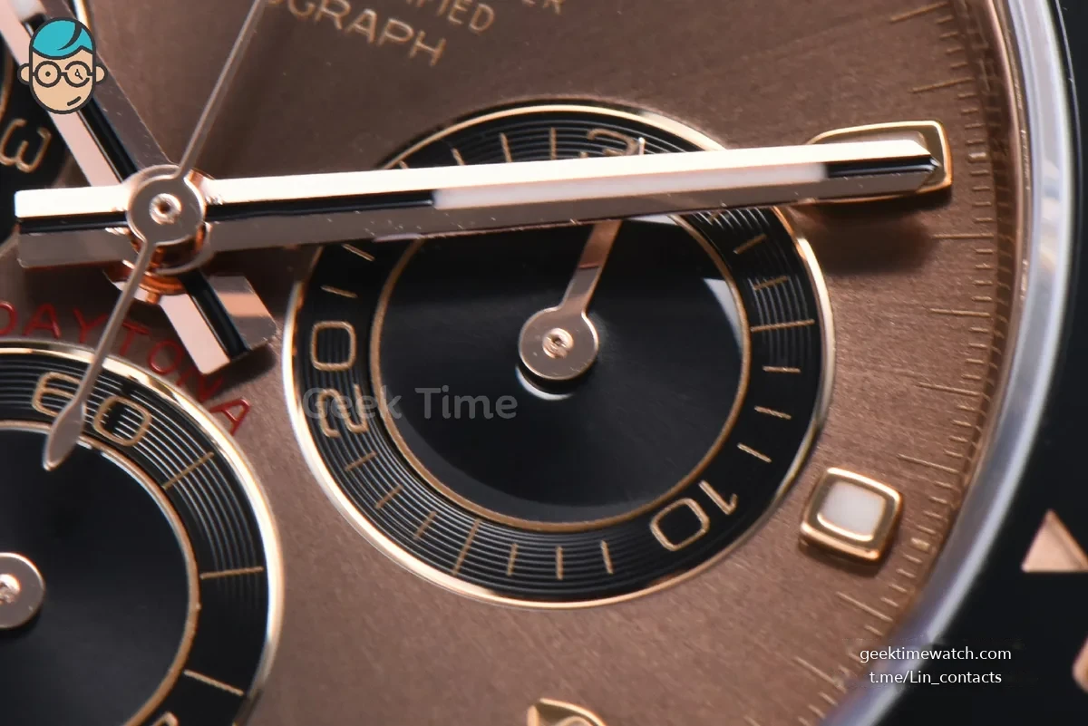 Daytona 116515 RG ZF Brown Black Subdial Oysterflex Strap SH4130
