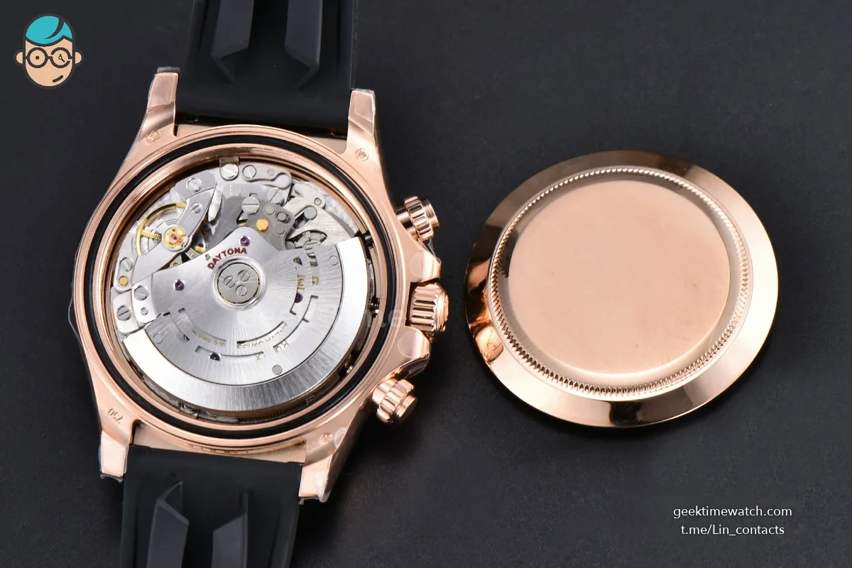 Daytona 116515 RG ZF Brown Black Subdial Oysterflex Strap SH4130