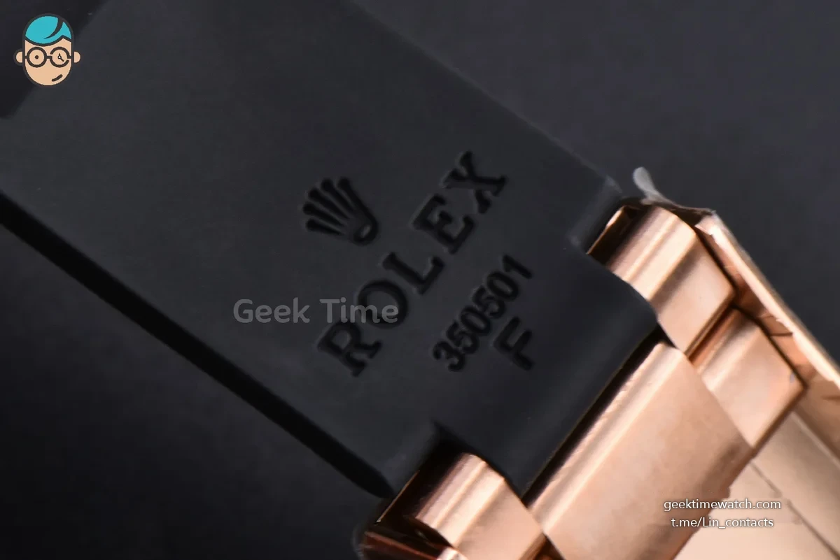 Daytona 116515 RG ZF Brown Black Subdial Oysterflex Strap SH4130