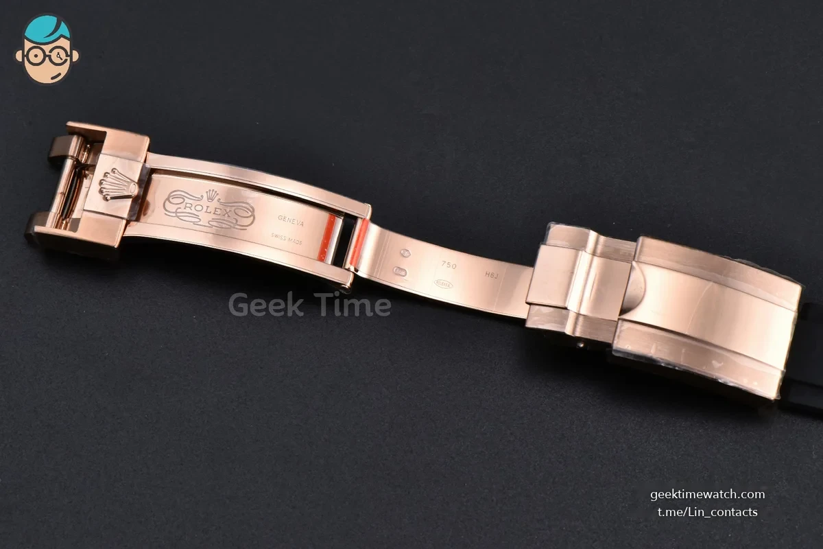 Daytona 116515 RG ZF Brown Black Subdial Oysterflex Strap SH4130