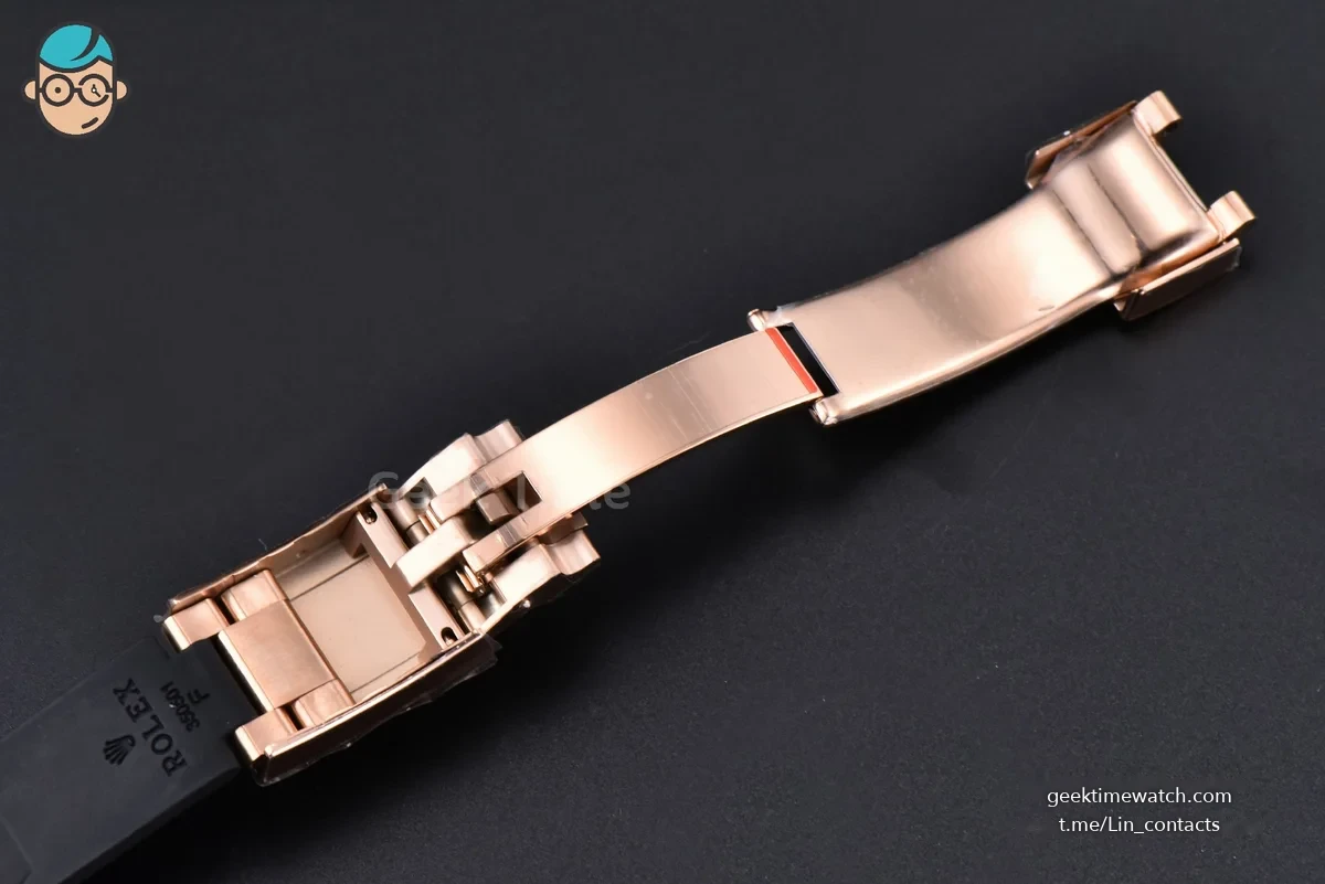 Daytona 116515 RG ZF Brown Black Subdial Oysterflex Strap SH4130
