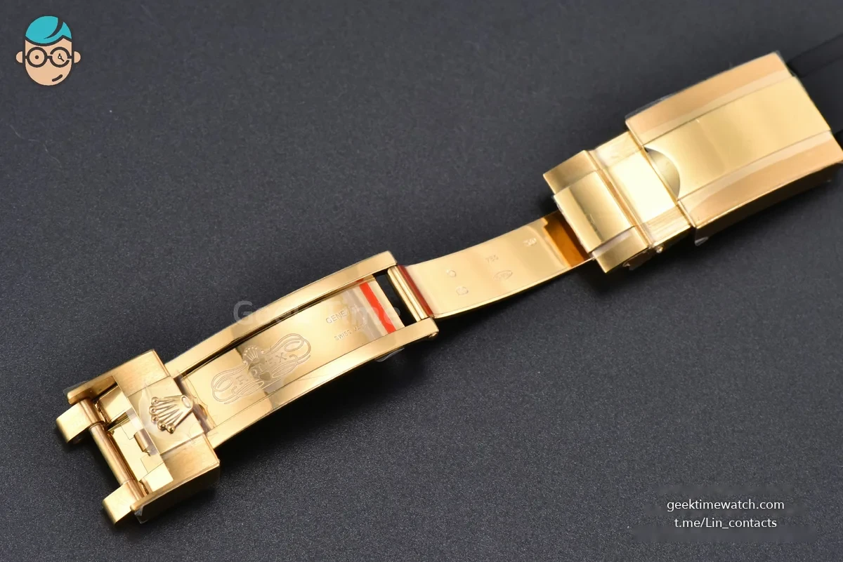 Daytona 116518 YG APSF YG/Black Dial Ceramic Bezel Lume Marker Oysterflex Strap Tungsten Version SH4130