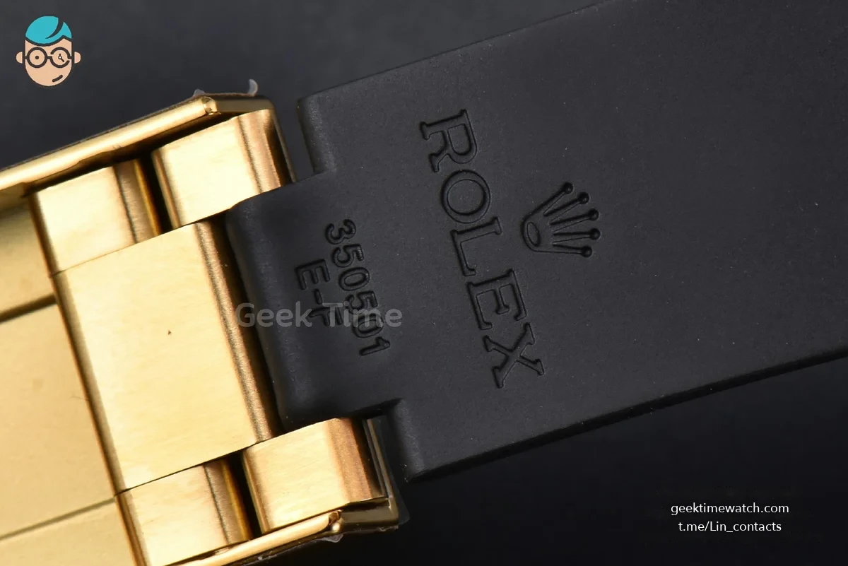 Daytona 116518 YG APSF YG/Black Dial Ceramic Bezel Lume Marker Oysterflex Strap Tungsten Version SH4130